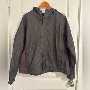 Coleman Inlet Nylon Jacket Rain Defense Coat Womens Size L/XL